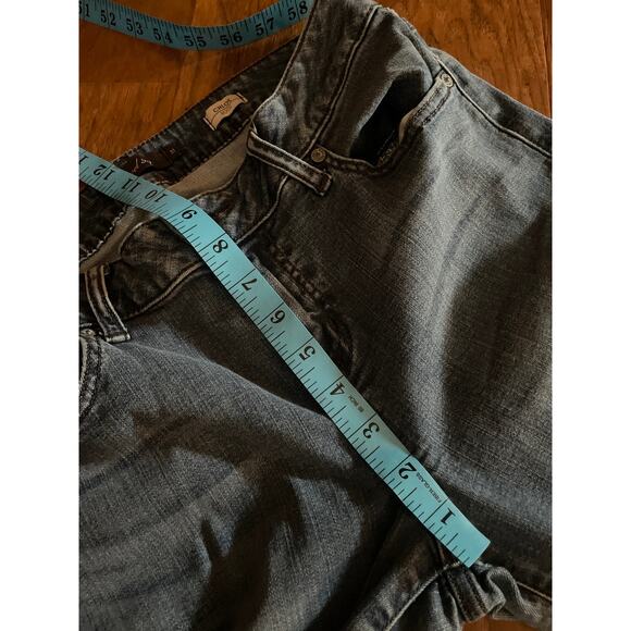 ANTHROPOLOGIE Level 99 Chloe Mid Rise Bootcut Jeans Size 31 - Picture 7 of 9